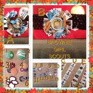 Custom made Girl Scout Girls Hair Bows